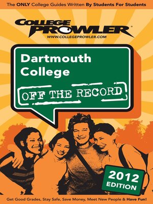 cover image of Dartmouth College 2012